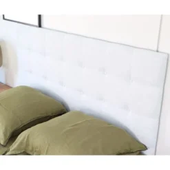 Homifab Têtes De Lit Tête De Lit Capitonnée En Tissu Gris Clair 160 Cm -SURMATELAS Soldes tete de lit capitonnee en tissu gris clair 160 cm 9