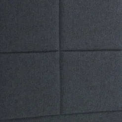 Oviala Têtes De Lit Tête De Lit Capitonnée Gris Anthracite 140 Cm -SURMATELAS Soldes tete de lit capitonnee gris anthracite 140 cm 3