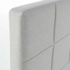 Oviala Têtes De Lit Tête De Lit Capitonnée Gris Clair 160 Cm -SURMATELAS Soldes tete de lit capitonnee gris clair 160 cm 2