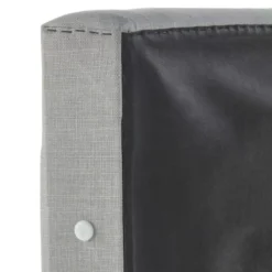 Oviala Têtes De Lit Tête De Lit Capitonnée Gris Clair 160 Cm -SURMATELAS Soldes tete de lit capitonnee gris clair 160 cm 3