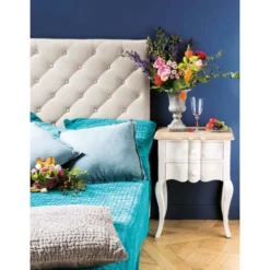 Maisons Du Monde Lits Et Linge De Lit Tête De Lit Capitonnée Vintage En Lin L 180 Cm -SURMATELAS Soldes tete de lit capitonnee vintage en lin l 180 cm 1000 16 39 147270 4