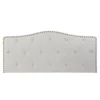 Wadiga Têtes De Lit Tête De Lit Classique Capitonnée Polyester Beige L146cm -SURMATELAS Soldes tete de lit classique capitonnee polyester beige l146cm
