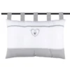 Lovely Casa Têtes De Lit Tête De Lit Coton Gris 45x70cm -SURMATELAS Soldes tete de lit coton gris 45x70cm 1
