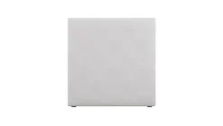 Moondaca Têtes De Lit Tête De Lit Déco Tapissier Gris Perle Forme Droite 90cm