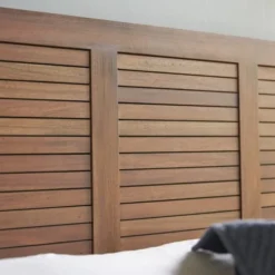 Tikamoon Têtes De Lit Tête De Lit En Acajou Massif 160 Cm -SURMATELAS Soldes tete de lit en acajou massif 160 cm 2