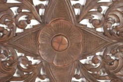 GINER Y COLOMER Têtes De Lit Tête De Lit En Bois De Manguier Couleur Noyer -SURMATELAS Soldes tete de lit en bois de manguier couleur noyer 2