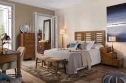 MOYCOR Têtes De Lit Tête De Lit En Bois De Mindi Marron L165 -SURMATELAS Soldes tete de lit en bois de mindi marron l165 1