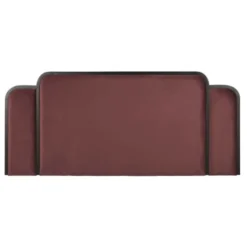 Maisons Du Monde Têtes De Lit Tête De Lit En Bois Et Tissu Couleur Brique 225x100