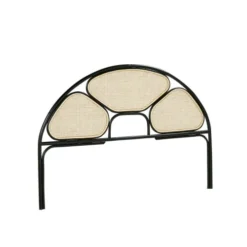 Bois Dessus Bois Dessous Têtes De Lit Tête De Lit En Cannage Et Rotin Noir L160 -SURMATELAS Soldes tete de lit en cannage et rotin noir l160 2