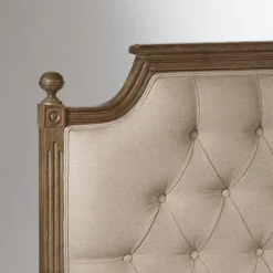 Robin Des Bois Têtes De Lit Tête De Lit En Chêne Et Lin -SURMATELAS Soldes tete de lit en chene et lin 5