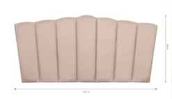 RNT By Really Nice Things Têtes De Lit Tête De Lit En Contreplaqué Et Velours Rose. 11 RNT By Really Nice Things Têtes De Lit Tête De Lit En Contreplaqué Et Velours Rose. -SURMATELAS Soldes tete de lit en contreplaque et velours rose 3