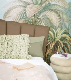 RNT By Really Nice Things Têtes De Lit Tête De Lit En Contreplaqué Et Velours Terre. -SURMATELAS Soldes tete de lit en contreplaque et velours terre 1