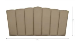 RNT By Really Nice Things Têtes De Lit Tête De Lit En Contreplaqué Et Velours Terre. -SURMATELAS Soldes tete de lit en contreplaque et velours terre 3