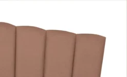 RNT By Really Nice Things Têtes De Lit Tête De Lit En Contreplaqué Et Velours Terre Cuite. -SURMATELAS Soldes tete de lit en contreplaque et velours terre cuite 2