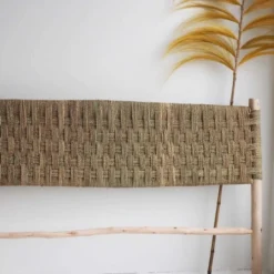 HYDILE Têtes De Lit Tête De Lit En Doum Et Bois D'eucalyptus -SURMATELAS Soldes tete de lit en doum et bois d eucalyptus 1