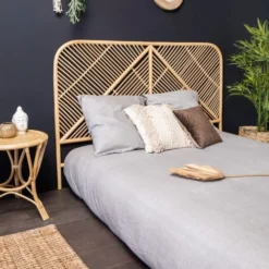 Drawer Têtes De Lit Tête De Lit En Rotin 148cm -SURMATELAS Soldes tete de lit en rotin 148cm 6
