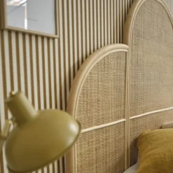 Bois Dessus Bois Dessous Têtes De Lit Tête De Lit En Rotin Et Cannage 160 Cm -SURMATELAS Soldes tete de lit en rotin et cannage 160 cm 3