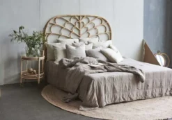 Sika Design Têtes De Lit Tête De Lit En Rotin L.180cm Naturel -SURMATELAS Soldes tete de lit en rotin l 180cm naturel 4