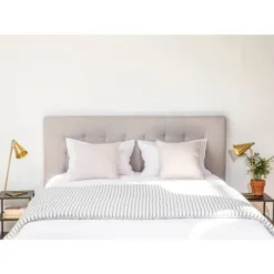 Drawer Têtes De Lit Tête De Lit En Tissu 170 Cm Gris Clair -SURMATELAS Soldes tete de lit en tissu 170 cm gris clair 2