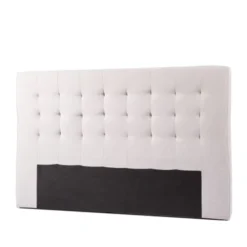 Drawer Têtes De Lit Tête De Lit En Tissu 170 Cm Gris Clair -SURMATELAS Soldes tete de lit en tissu 170 cm gris clair 3