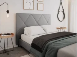 Usinestreet Têtes De Lit Tête De Lit En Tissu BAILA - Gris Clair, Largeur - 140 Cm -SURMATELAS Soldes tete de lit en tissu baila gris clair largeur 140 cm 2