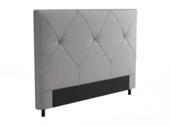 Usinestreet Têtes De Lit Tête De Lit En Tissu BAILA - Gris Clair, Largeur - 140 Cm -SURMATELAS Soldes tete de lit en tissu baila gris clair largeur 140 cm 4