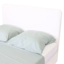Homifab Têtes De Lit Tête De Lit En Tissu Bouclette Blanc 140 Cm -SURMATELAS Soldes tete de lit en tissu bouclette blanc 140 cm 3