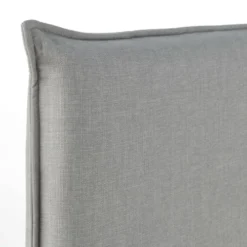 Oviala Têtes De Lit Tête De Lit En Tissu Gris Clair 140 Cm -SURMATELAS Soldes tete de lit en tissu gris clair 140 cm 5