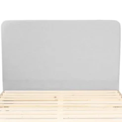 Homifab Têtes De Lit Tête De Lit En Tissu Gris Clair 160 Cm -SURMATELAS Soldes tete de lit en tissu gris clair 160 cm 8