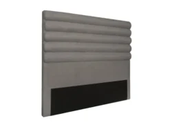 Usinestreet Têtes De Lit Tête De Lit En Tissu LUCA - Gris, Largeur - 140 Cm -SURMATELAS Soldes tete de lit en tissu luca gris largeur 140 cm 3