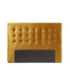 Drawer Têtes De Lit Tête De Lit En Velours 150 Cm Jaune Moutarde -SURMATELAS Soldes tete de lit en velours 150 cm jaune moutarde