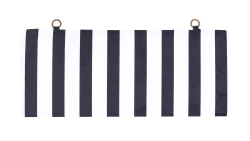 RNT By Really Nice Things Têtes De Lit Tête De Lit En Velours Et Mousse Imprimé à Franges Blanches Et Noires. 3 RNT By Really Nice Things Têtes De Lit Tête De Lit En Velours Et Mousse Imprimé à Franges Blanches Et Noires.