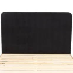 Homifab Têtes De Lit Tête De Lit En Velours Gris Anthracite 160 Cm -SURMATELAS Soldes tete de lit en velours gris anthracite 160 cm 2