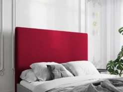 CXL By Christian Lacroix Têtes De Lit Tête De Lit En Velours Rouge 120x140x10 -SURMATELAS Soldes tete de lit en velours rouge 120x140x10 1