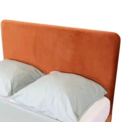 Homifab Têtes De Lit Tête De Lit En Velours Rouille 160 Cm -SURMATELAS Soldes tete de lit en velours rouille 160 cm 5