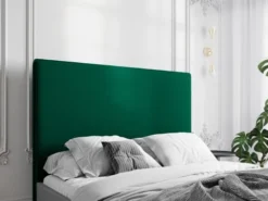 CXL By Christian Lacroix Têtes De Lit Tête De Lit En Velours Vert Bouteille 120x200x10 -SURMATELAS Soldes tete de lit en velours vert bouteille 120x200x10 1