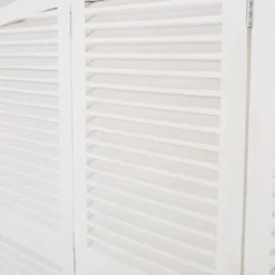 Maisons Du Monde Têtes De Lit Tête De Lit Pliante Avec Persiennes Blanche -SURMATELAS Soldes tete de lit pliante avec persiennes blanche 1000 8 27 209414 3