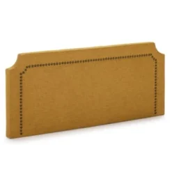 HOMN Têtes De Lit Tête De Lit Tapissée 160x60 Cm Gris, Clous En Marron 13 HOMN Têtes De Lit Tête De Lit Tapissée 160x60 Cm Gris, Clous En Marron -SURMATELAS Soldes tete de lit tapissee 160x60 cm moutarde clous en marron 1