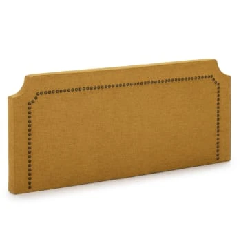 HOMN Têtes De Lit Tête De Lit Tapissée 160x60 Cm Bleu, Clous En Marron 8 HOMN Têtes De Lit Tête De Lit Tapissée 160x60 Cm Bleu, Clous En Marron – Image 6