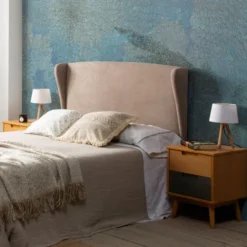 HOMN Têtes De Lit Tête De Lit Tapissée Oreiller 140x60 Cm Couleur Beige -SURMATELAS Soldes tete de lit tapissee oreiller 140x60 cm couleur beige 2