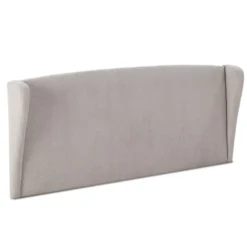HOMN Têtes De Lit Tête De Lit Tapissée Oreiller 140x60 Cm Couleur Gris