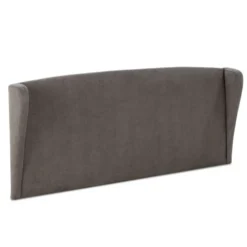 HOMN Têtes De Lit Tête De Lit Tapissée Oreiller 140x60 Cm Couleur Gris Foncé
