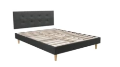 Moondaca Têtes De Lit Tête De Lit Tissu Déco Capitonnée Gris Fixation Murale 160cm 10 Moondaca Têtes De Lit Tête De Lit Tissu Déco Capitonnée Gris Fixation Murale 160cm -SURMATELAS Soldes tete de lit tissu deco capitonnee gris fixation murale 160cm 2