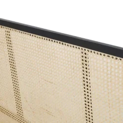 Maisons Du Monde Têtes De Lit Tête De Lit Vintage 140/160 En Bois De Frêne Massif Et Cannage En Rotin -SURMATELAS Soldes tete de lit vintage 140 160 en bois de frene massif et cannage en rotin 1000 1 24 219743 4