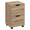 Five Simply Smart Tables De Chevet Tour 2 Tiroirs Roulettes Naturel -SURMATELAS Soldes tour 2 tiroirs roulettes naturel